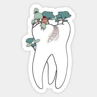 Dentist Art Sticker